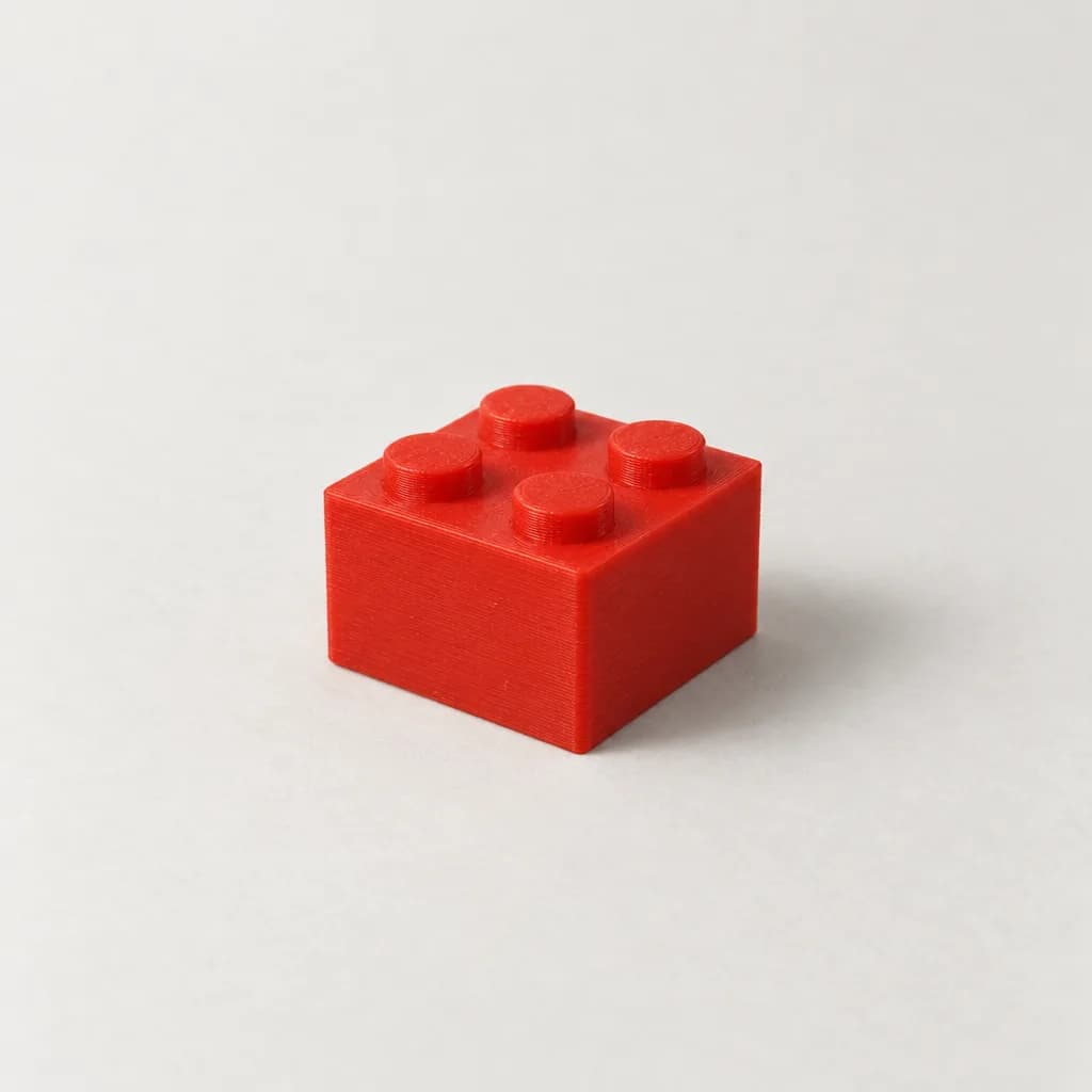 Möbelknopf Baustein 2×2