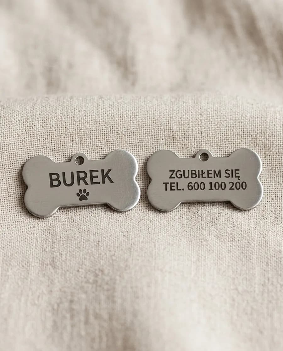 Dog name and phone on the tag